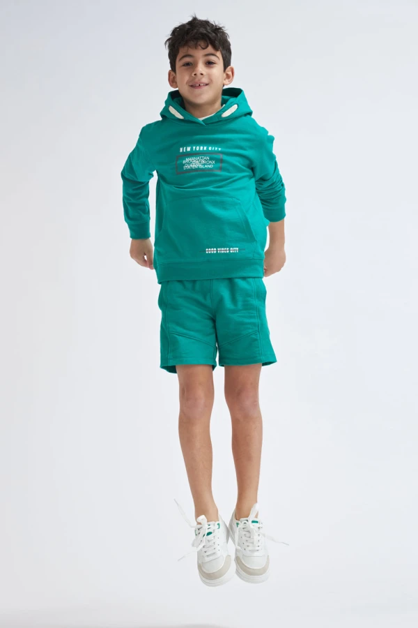 Bermuda deportiva liviana cordón Deportiva Verde