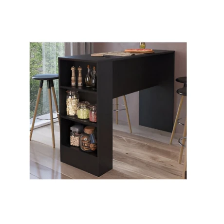 MESA COMPLEMENTO GOURMET. 1.36 X 50cm ARTECAS NEGRA MESA COMPLEMENTO GOURMET. 1.36 X 50cm ARTECAS NEGRA