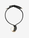 Collares Largos Metal Collar Largo Cordón Chapones - Dorado