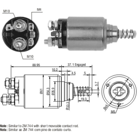 AUTOMATICO DE ARRANQUE - BOSCH M.BENZ 240D = ZM.731 ZM AUTOMATICO DE ARRANQUE - BOSCH M.BENZ 240D = ZM.731 ZM