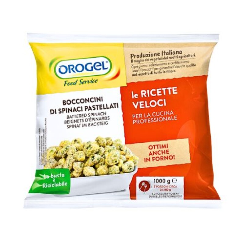 Buñuelos de Espinaca Orogel - 1 kg Buñuelos de Espinaca Orogel - 1 kg