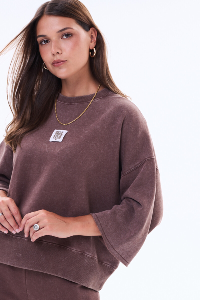 Buzo de felpa Guatape Marron