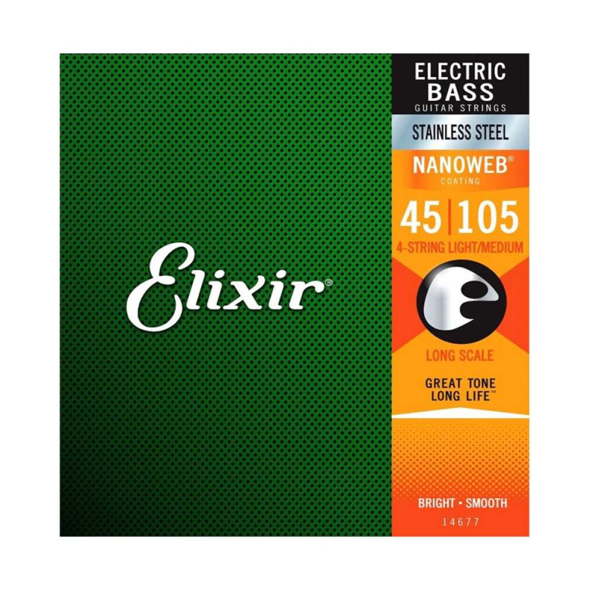 Encordado Bajo Elixir - Stainless Steel Long Scale 45-105 