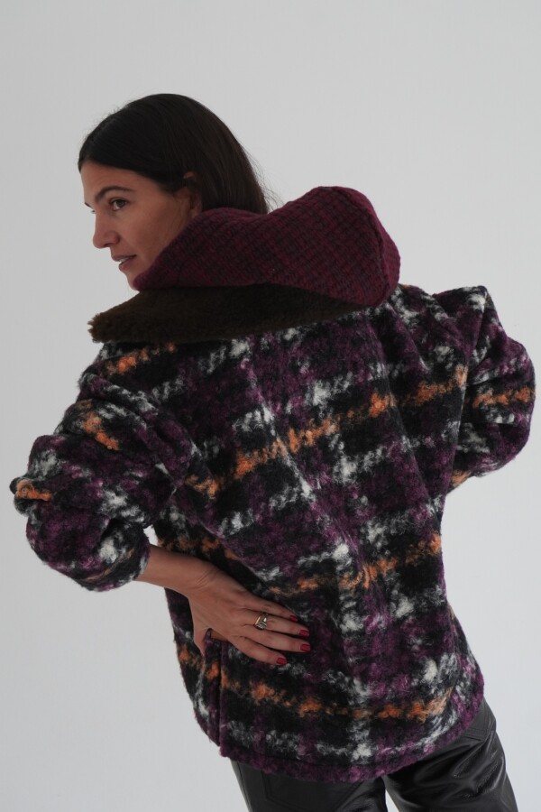 Buzo Crazy Bear Violeta / Bordeaux
