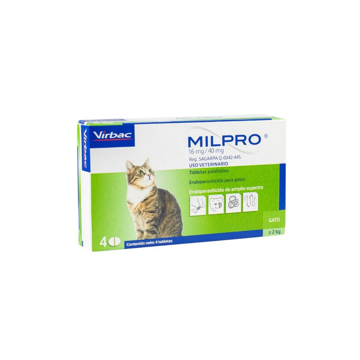 Milpro Gato +2 kg 1 Comp. 