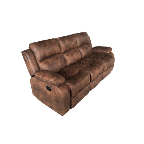 RECLINER SOFA L6611 3 CUERPOS MARRON RECLINER SOFA L6611 3 CUERPOS MARRON