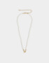 Cadena Corta con Dije Con perlas Choker De Perlas - Dorado