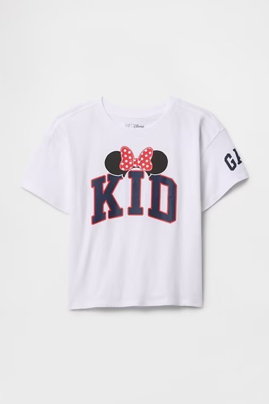Remera Gráfico Toddler Niña Sp Dis Fam Wht Te Sp25