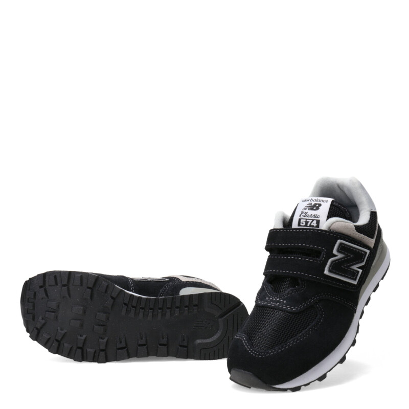 Championes de Niños New Balance Classic 574 Negro - Gris
