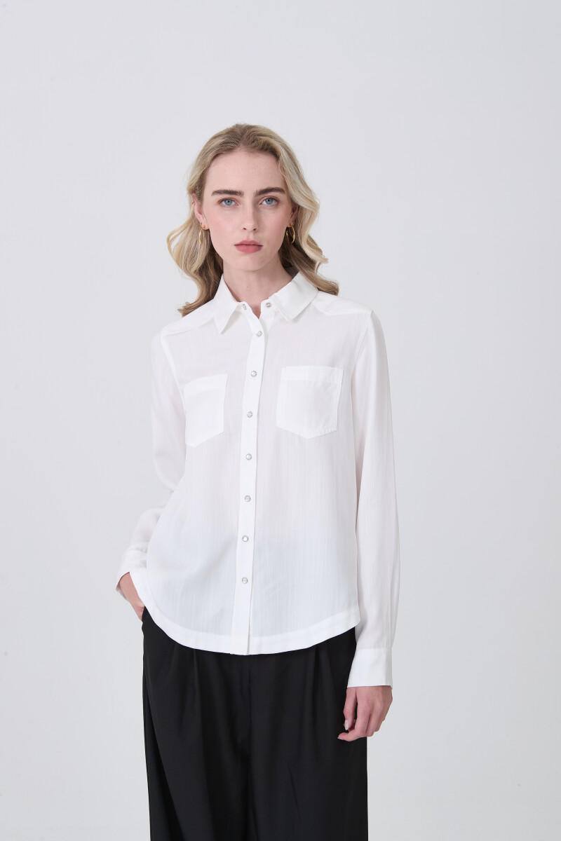 Camisa Neter - Marfil / Off White 