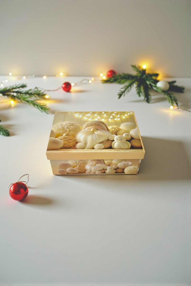 Caja Rigida Navidad 12,5 x 18 ,5 x 7 - Diseño 2 