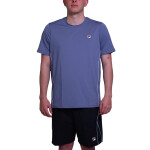 Fila remera manga corta match azul granito /blanco Hombre Azul-Blanco