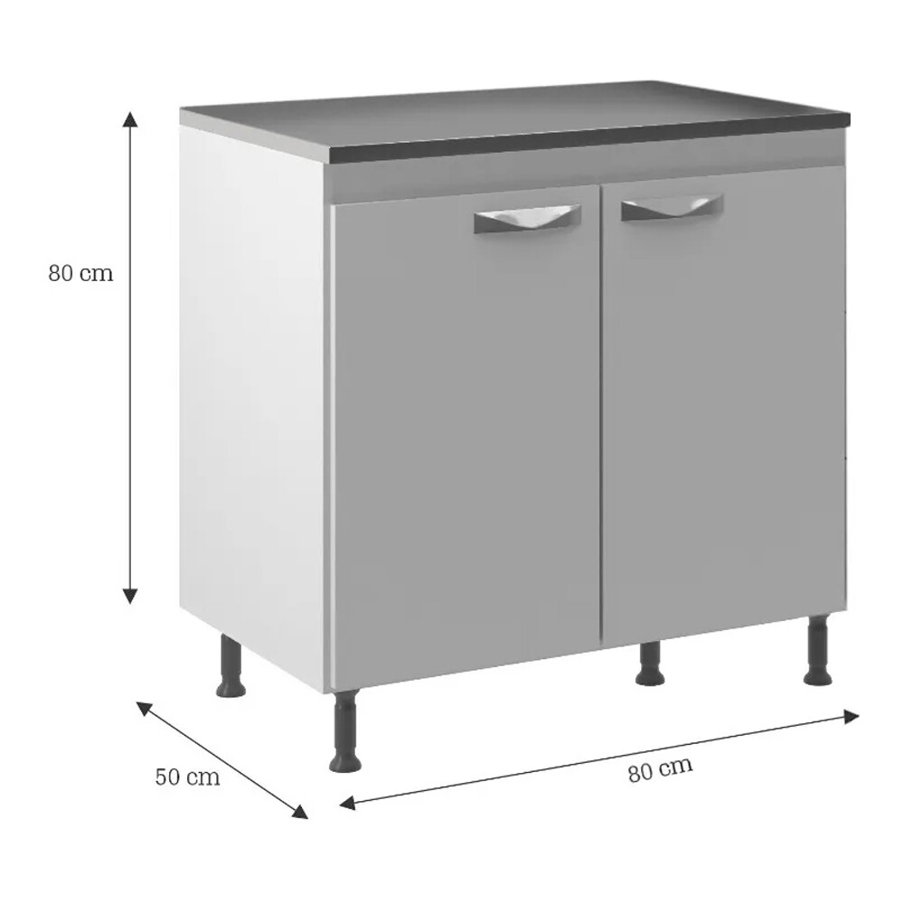 Bajo Mesada 2 Puertas Mueble De Cocina Armario Con Tapa Bajo Mesada 2 Puertas Mueble De Cocina Armario Con Tapa
