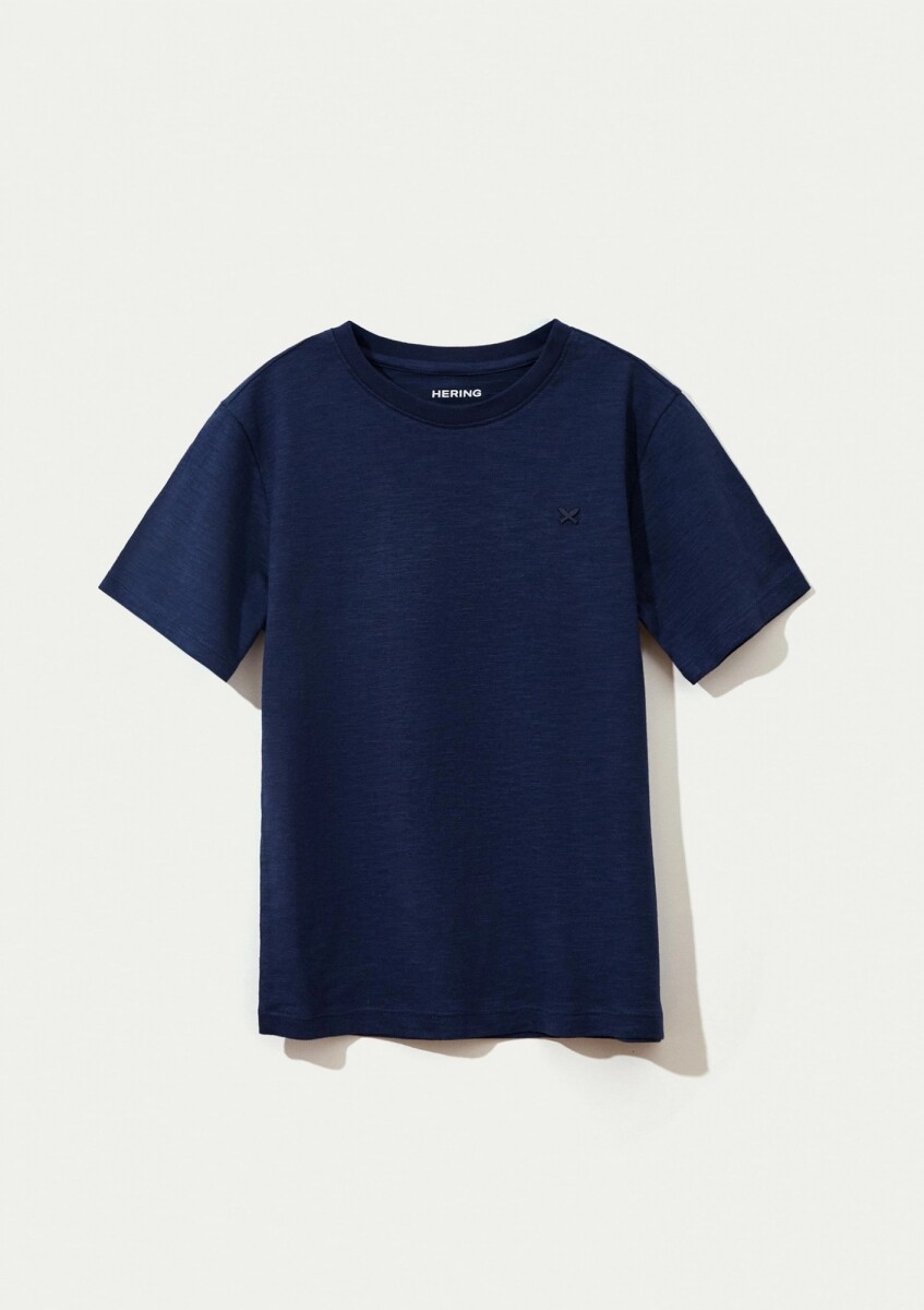 CAMISETA BÁSICA INFANTIL - AZUL 