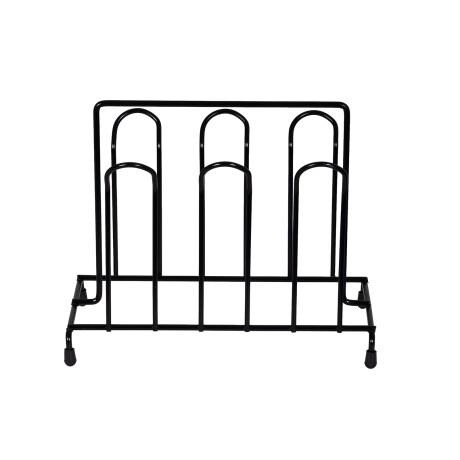 SOPORTE VASOS NEGRO ACERO OTIMIZEE