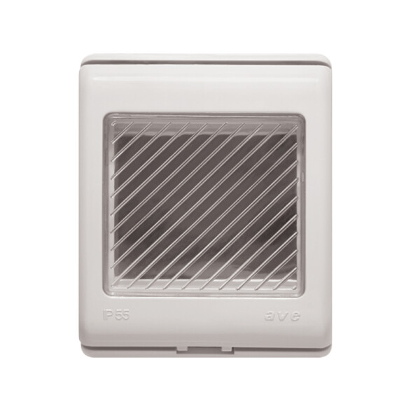 Caja exterior 2 módulos gris c/membrana - Ave C55632