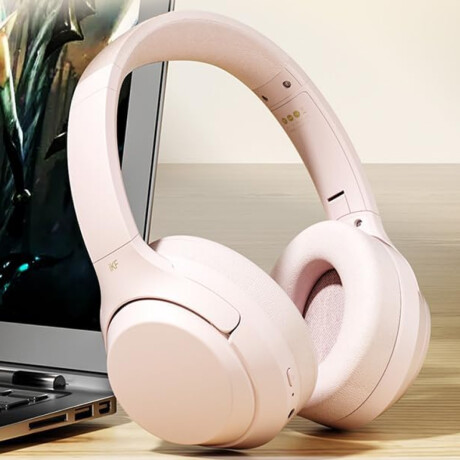 Auriculares rosados inalámbricos Rosa