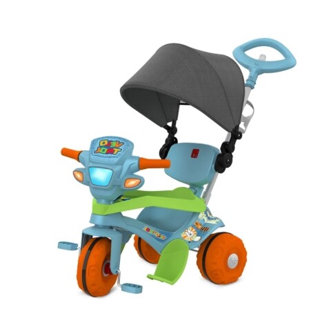 Triciclo A Pedal Y Pase Velotrol Azul 856 Triciclo A Pedal Y Pase Velotrol Azul 856