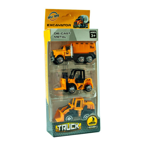 Outlet Auto Construccion x3 modelos 10x27cm Outlet Auto Construccion X3 Modelos 10x27cm