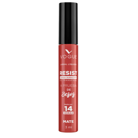 Labial Líquido Vogue Resist Disfruta 3ml Labial Líquido Vogue Resist Disfruta 3ml