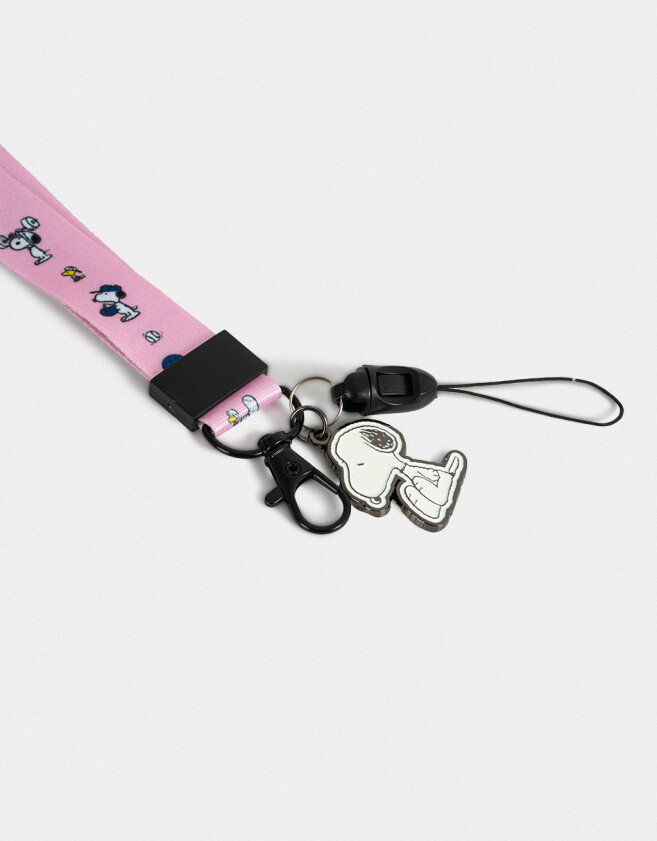Accesorios De Celular Varios Strap De Celular "snoopy" - Combinacion Multicolor