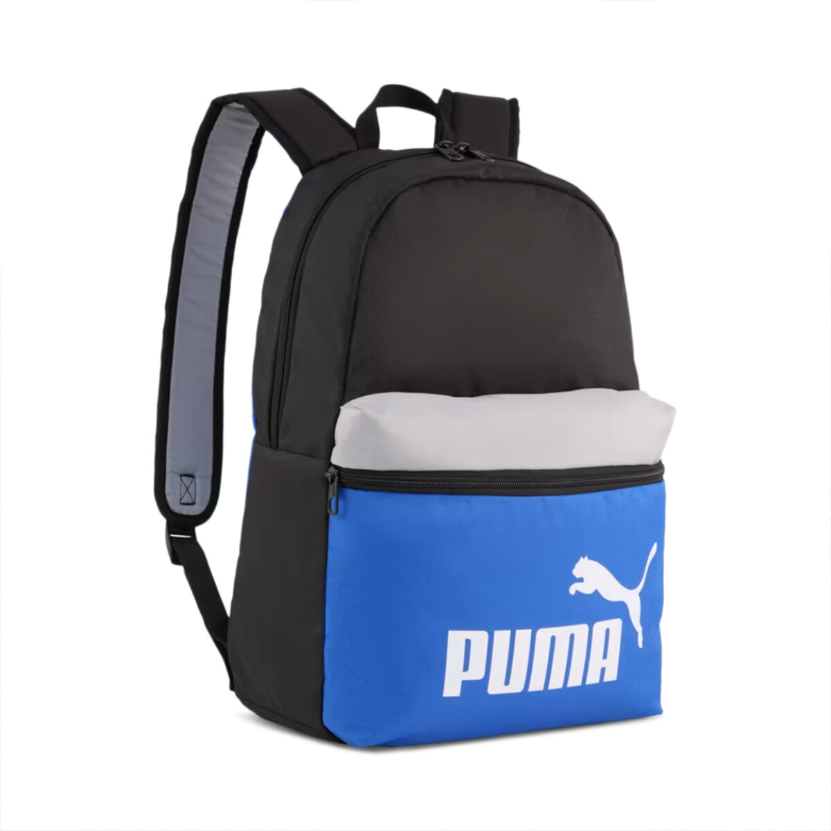 Mochila Puma Phase Color Block - Negro-Azul 