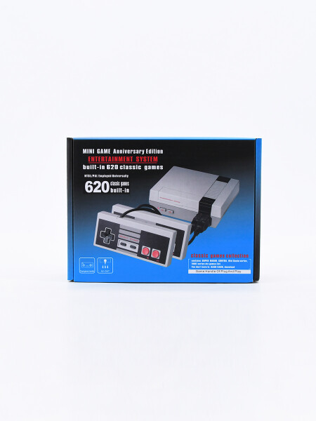CONSOLA JUEGOS MINI RETRO GRIS