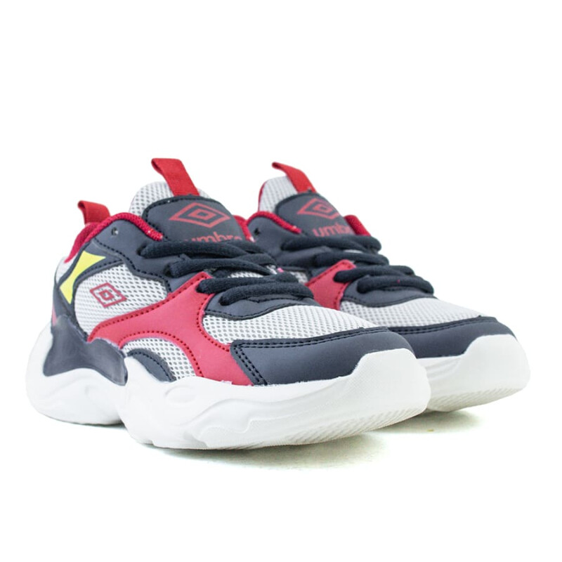 Championes Umbro Evoque de Niños - 20206123 Gris-rojo