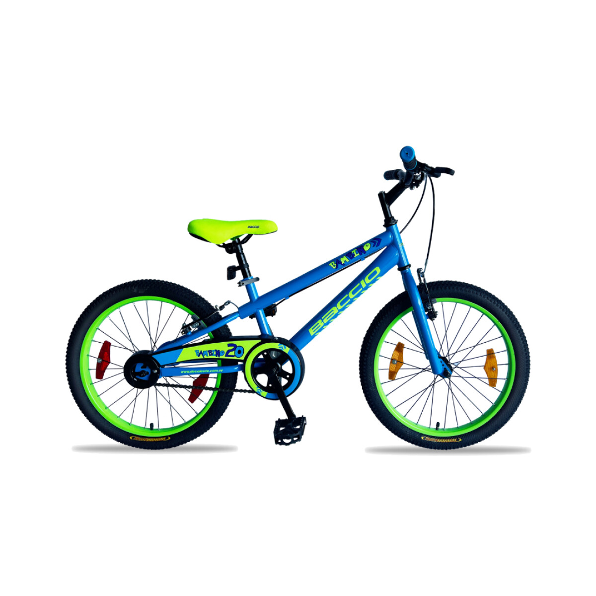 Bicicleta para niños Baccio rodado 20 Bambino - Verde/Amarillo 