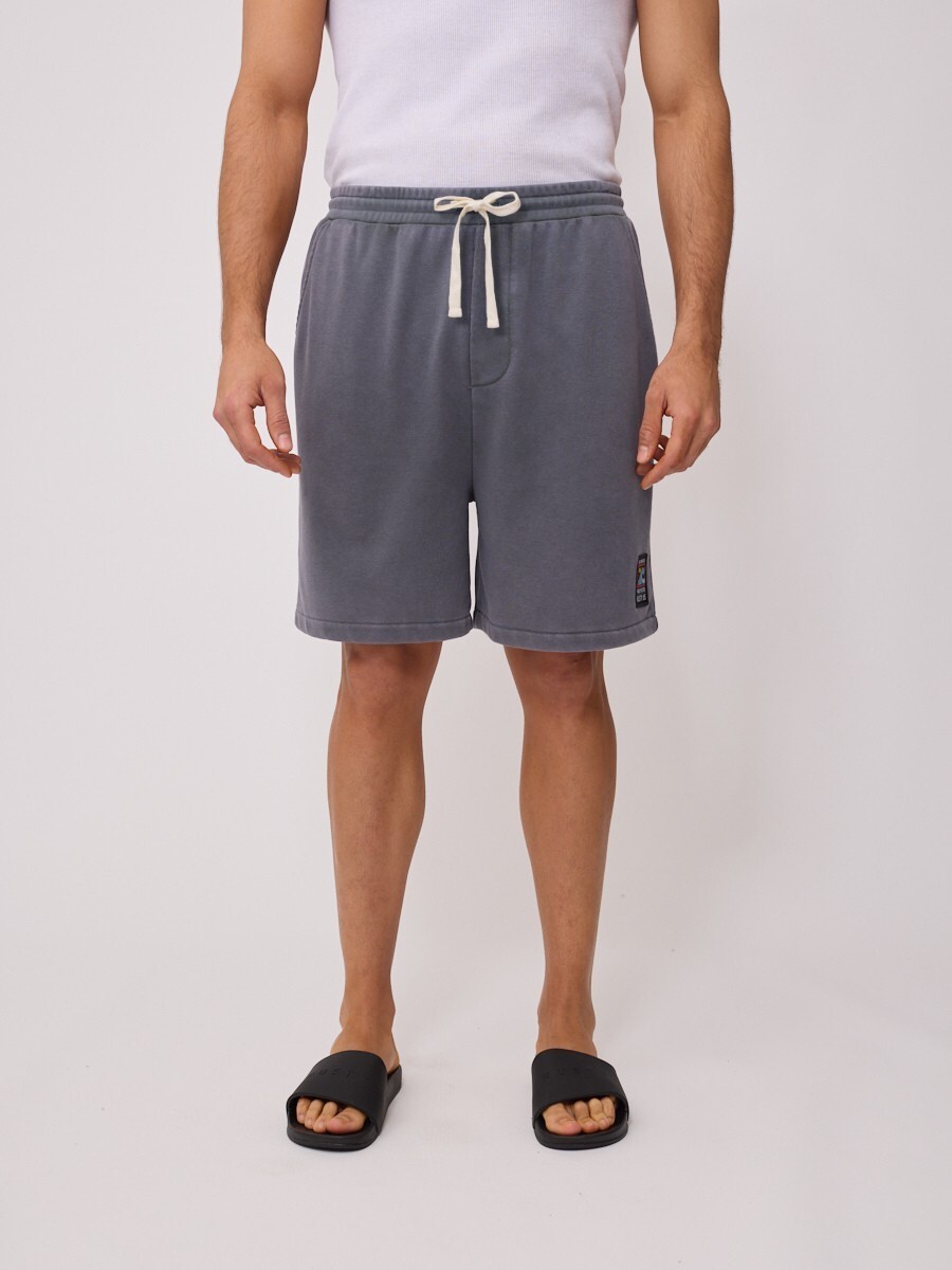 SHORT FELPA KUINO RUSTY - Gris Claro 