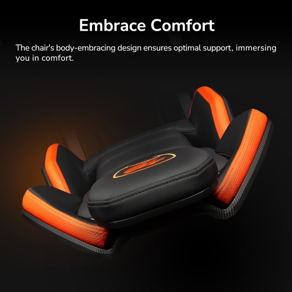Silla Gamer Cougar Hotrod Brazos 3d Ajustable SILLA COUGAR HOTROD ORANGE