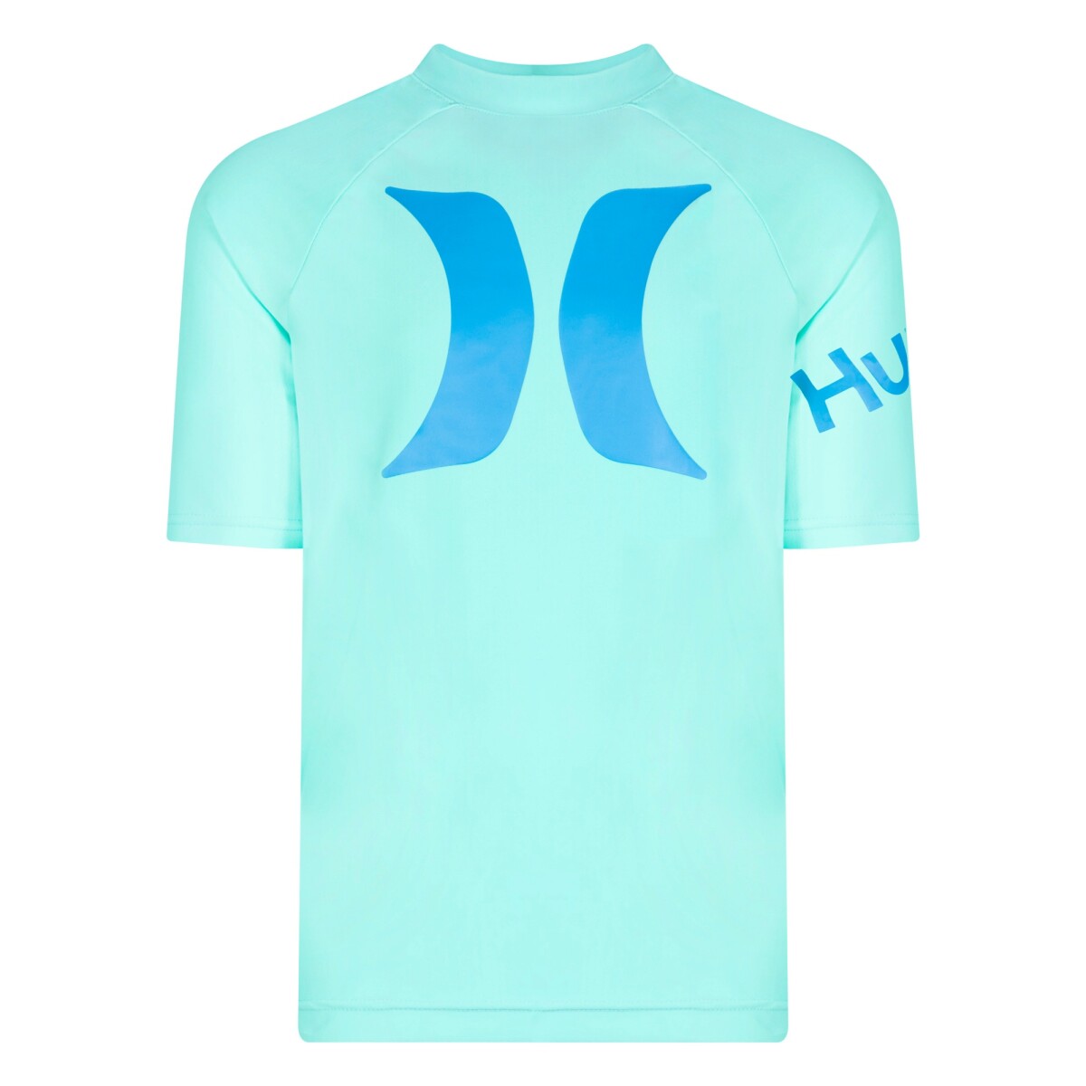 Remera Raglan Rashguard de Niños - Verde 