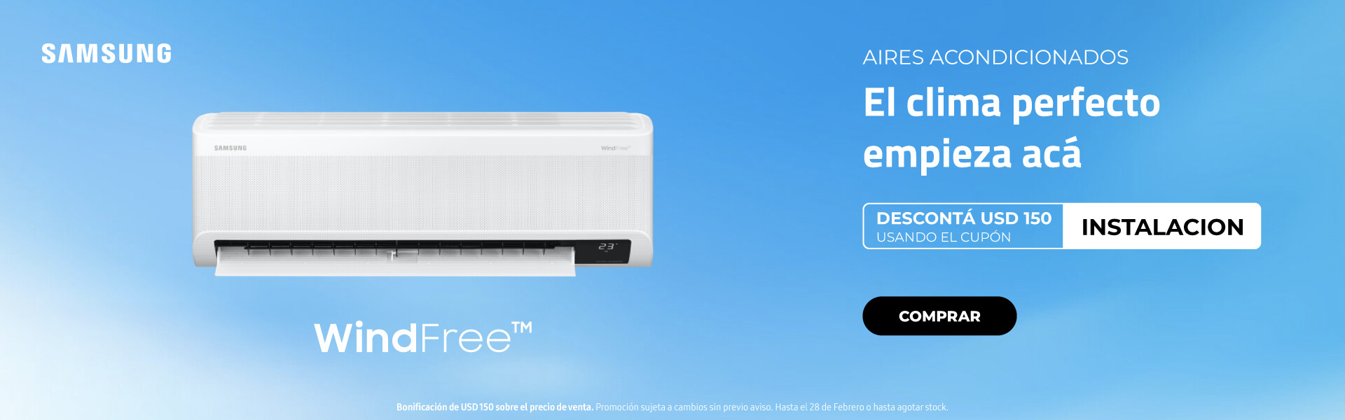 Aires Acondicionado Wind Free