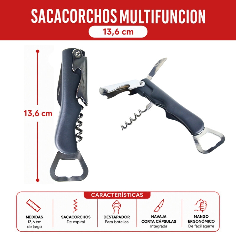Sacacorcho INOX