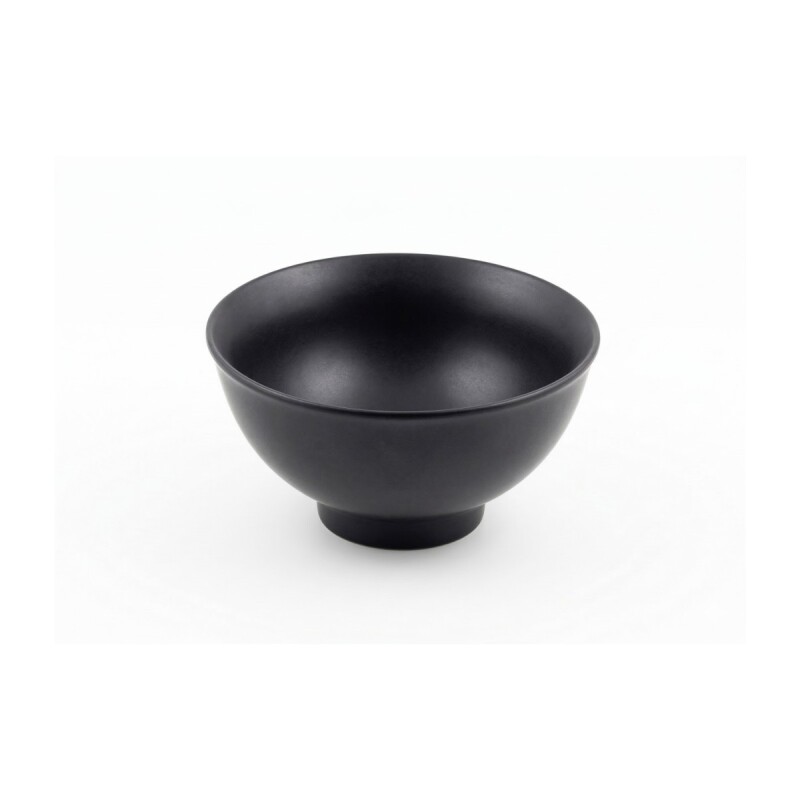 BOWL MELAMINA NEGRO 11X5.5CM Unica