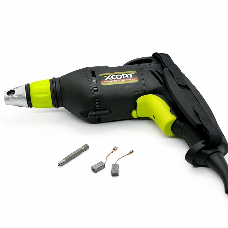 XCORT ATORNILLADOR ELECTRICO PARA YESO ENCASTRE 1/4PLG 0-4500RPM 570W Xcort Atornillador Electrico Para Yeso Encastre 1/4plg 0-4500rpm 570w