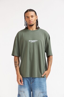 REMERA BOXY SYNGERY VERDE