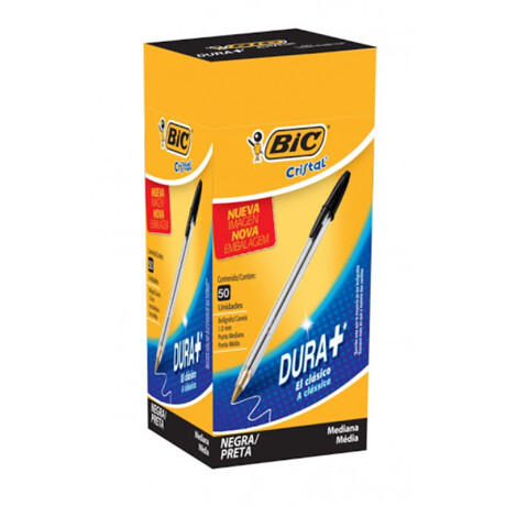 BolÃÂ­grafo BIC Cristal x50 Unidades Negro