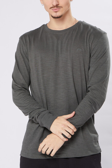 T-SHIRT ML MARKW22 RUSTY Verde Oscuro