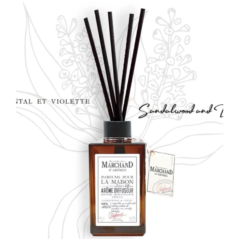 Difusor Varilla Marchand Santal & Violeta