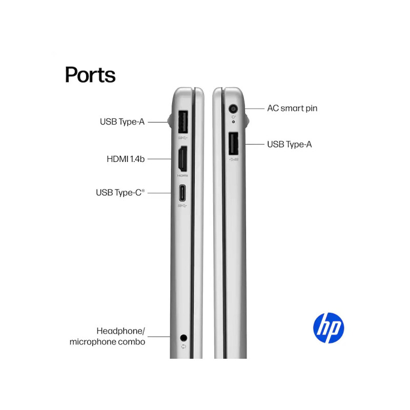 Notebook HP 15-FD0153DX i3-1315U 256GB 8GB 15.6" Touch Notebook HP 15-FD0153DX i3-1315U 256GB 8GB 15.6" Touch