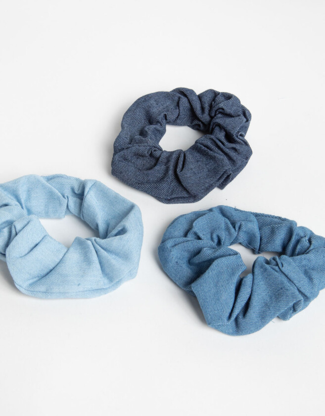 Skunzies Set por 3 Set De Scrunchies - Combinacion Tricolor