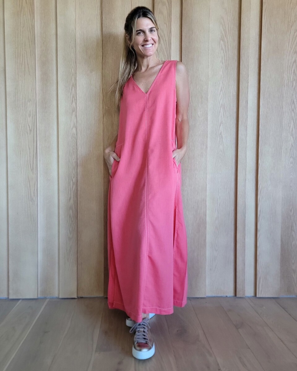 Vestido Formentera - Coral 
