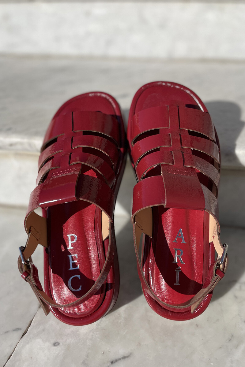 Sandalia afrodita Cherry
