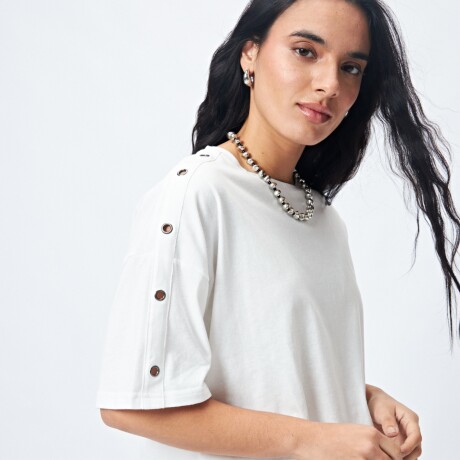 REMERA LETSI Blanco