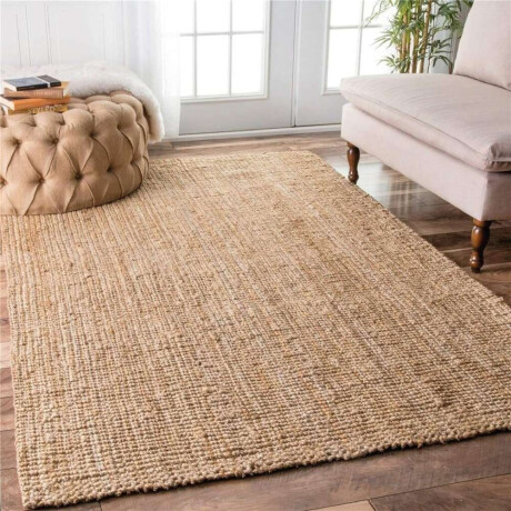 Alfombra De Yute Natural 100X150Cm