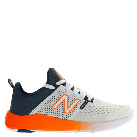 Championes de Hombre New Balance Running Fresh Mns Blanco - Gris - Anaranjado