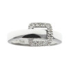 Anillo Belt de oro blanco 18k con brillantes Anillo Belt de oro blanco 18k con brillantes