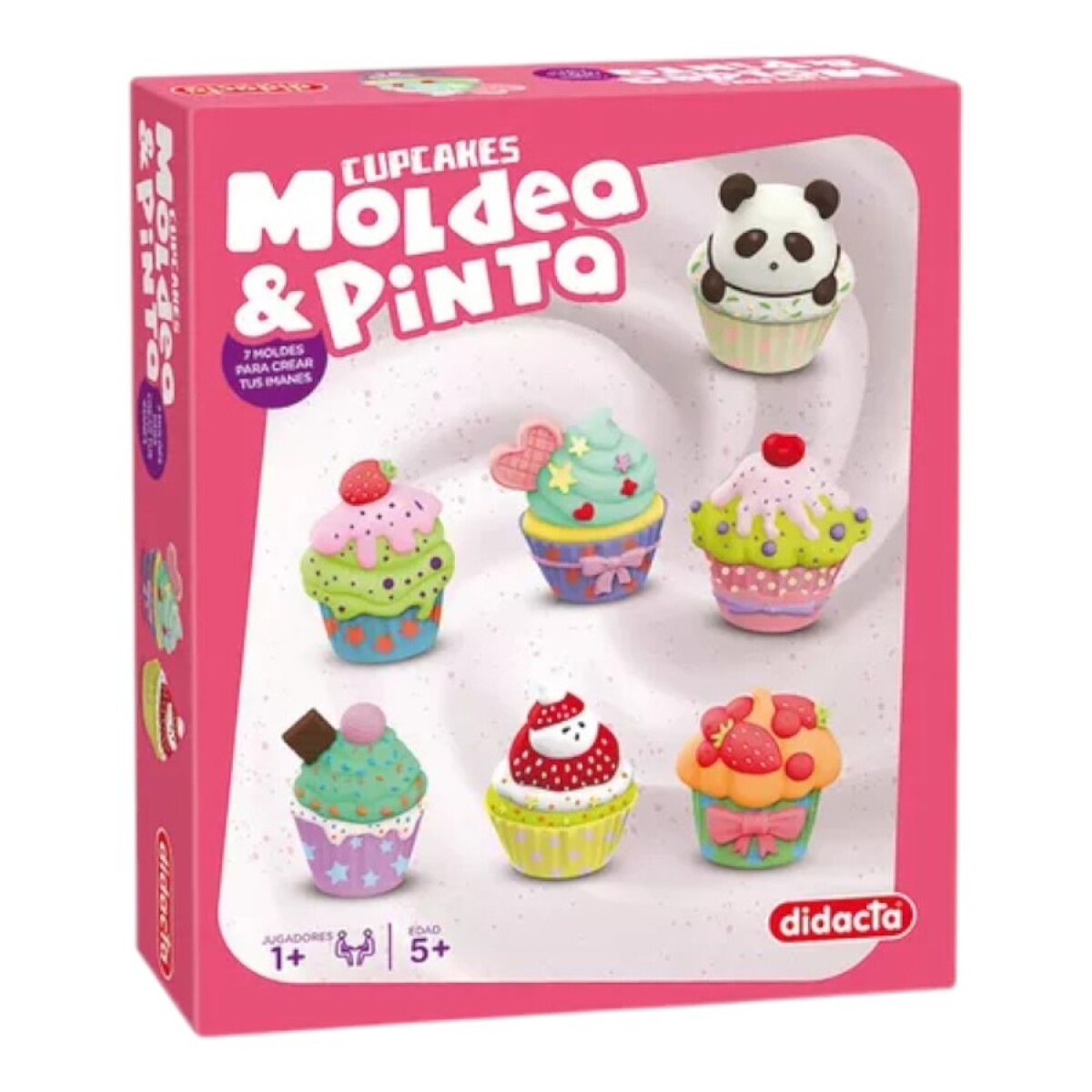 Juego Didacta Pinta y Moldea Cupcakes Didacta 