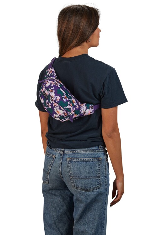 RIÑONERA FIFTH AVENUE PURPLE PETALS